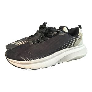 JACKSHIBO Men’s Wide Toe Running Sneakers Black White Size 10 Lightweight